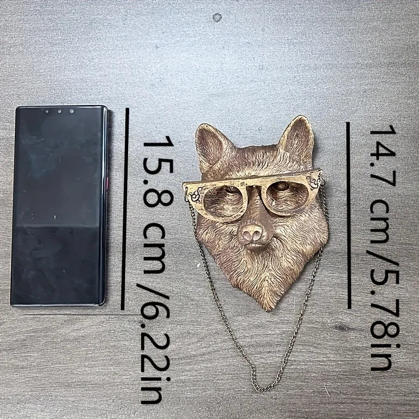 Large/small Sizes Decor Wall Art Decor Deer Head Wall Hanging Home Decor Bronzed Resin Animal Hanging Sculpture Animal Head