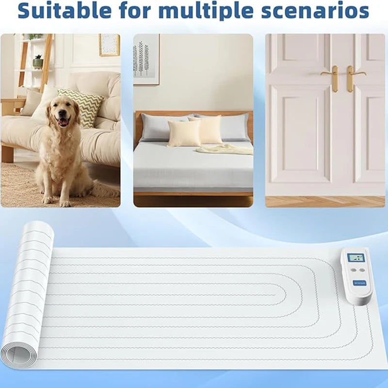Rechargeable Dog Training Pad Indoor Cat Deterrent Pad 3 Training Modes Pet Shock Pads Prevents Cats From Jumping onto Sofas