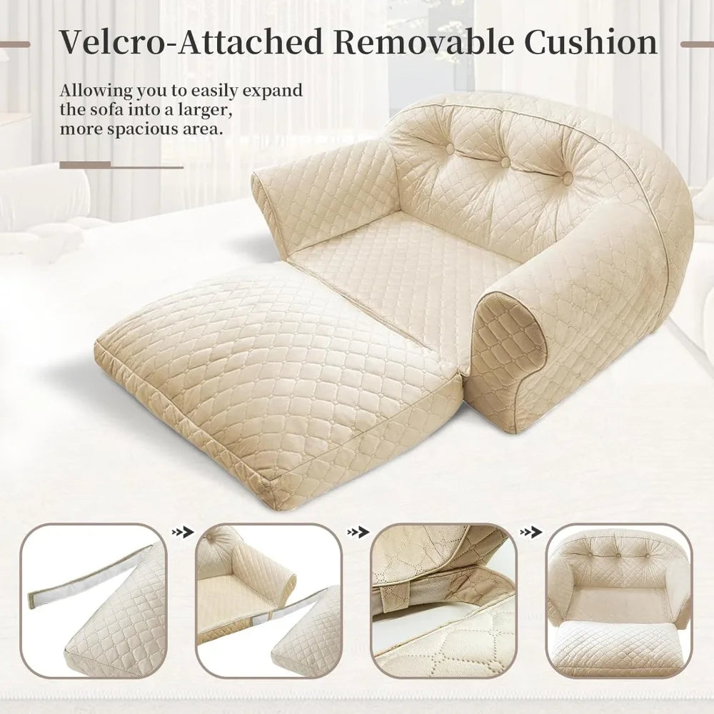Dog Sofa Bed, Luxury Pet Couch with Removable Cover,Soft and Comfortable Dog Bed Mat for Small and Medium Dogs or Cats
