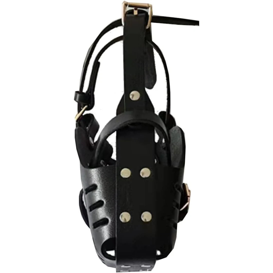 Leather Pet Dog Basket Muzzles for German Shepherd and Doberman Anti Bite Dog Mouth Cage Training Defense Masks for Small and Large Dogs