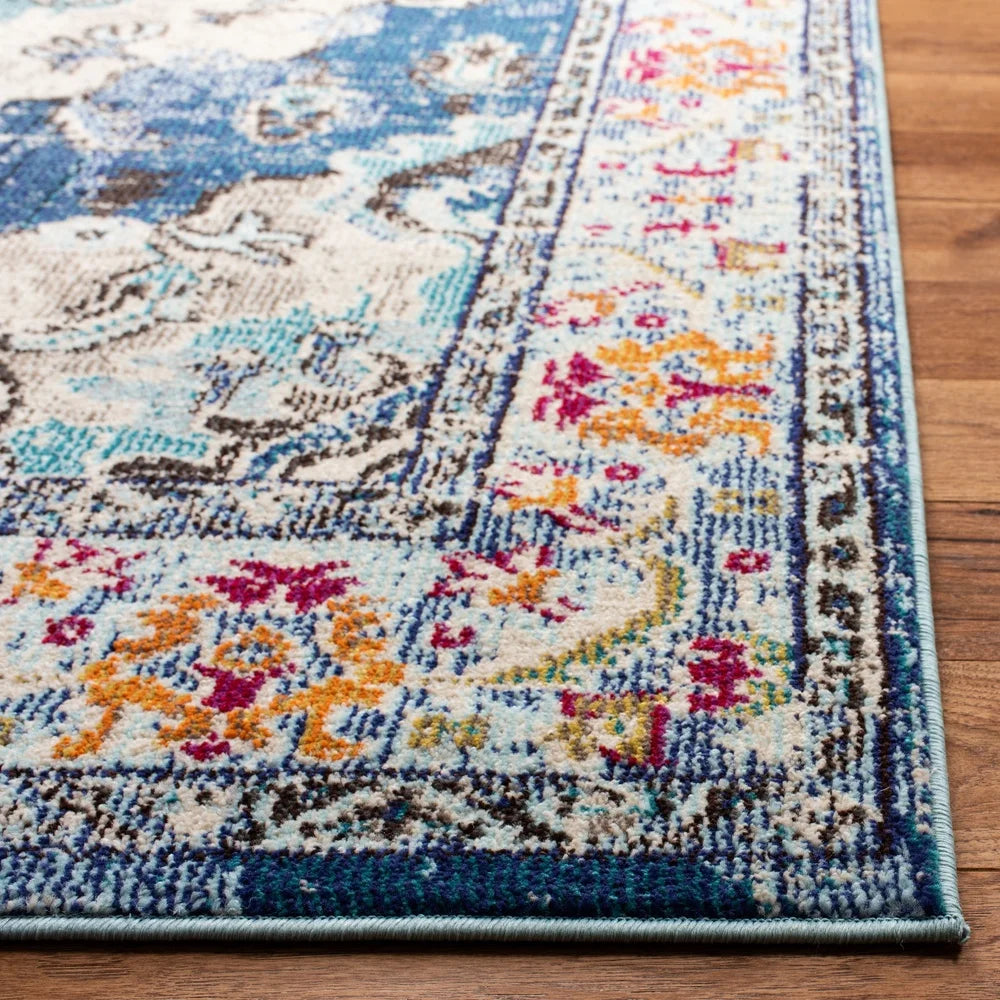 Traditional Non-Slip Runner Rug Durable Polypropylene Indoor Area Carpet Power Loomed Modern Decorative Floor Mat