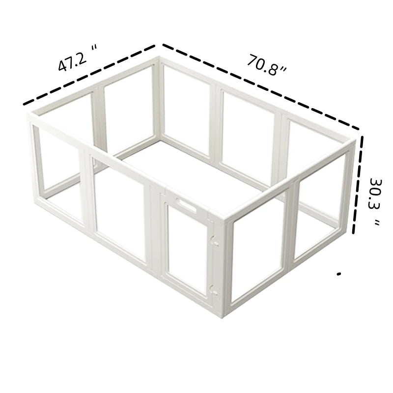 Clear No Tool Dog Playpen For Small Medium Dogs And Cats
