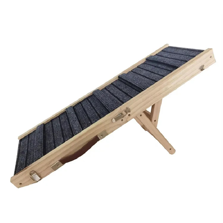 Folding Dog Ramp Four To Five Heights With Non Slip Carpet