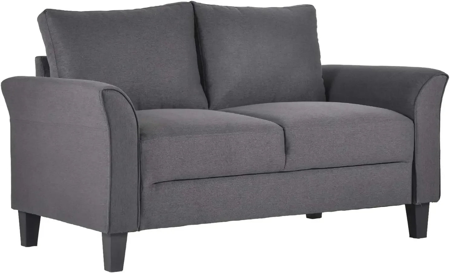 3 Piece Sectional Sofa Set Living Room Furniture Grey 3 Seat Couch Loveseat Chair