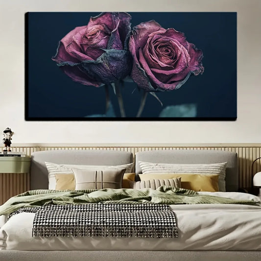 Natural Landscape Vintage Oil Painting Victorian Style Pine Solid Wood Frame Interior Decoration