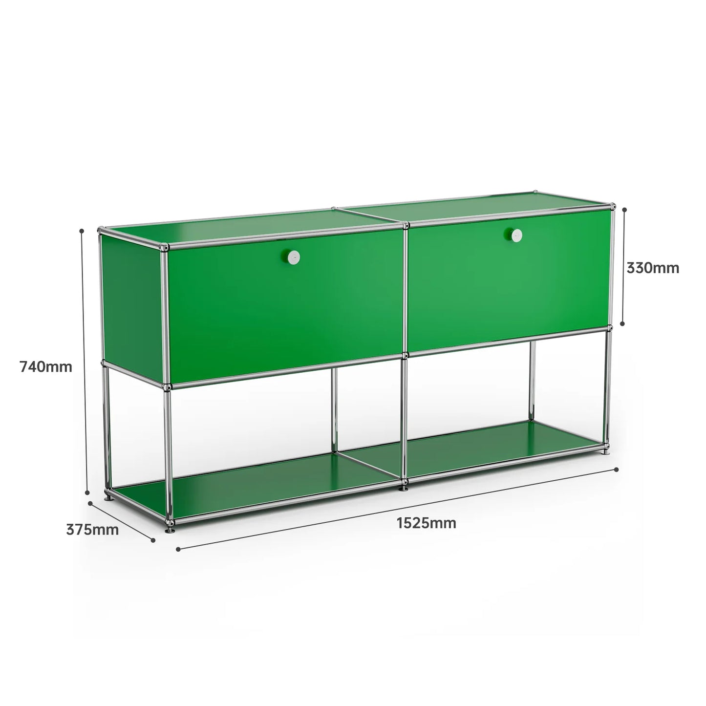 Sideboard Haller Cabinet Stainless Steel Metal Board Living Room Cabinet Storage Shelf Modular Furniture Storage Cabinet
