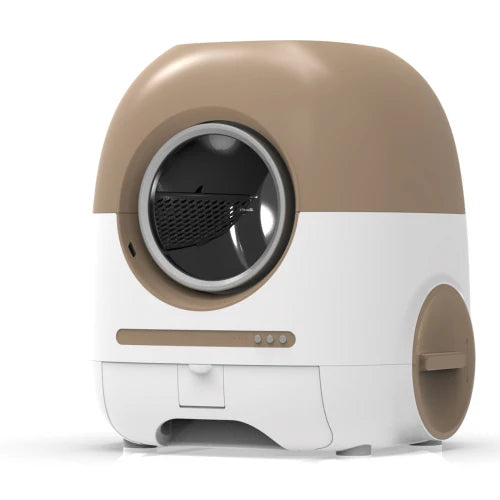 Automatic Cat Litter Box Robot Self Cleaning Litter Box APP Control 70 Plus 10L WiFi Support Anti Pinch Design