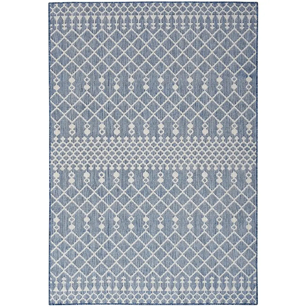 Positano Indoor/Outdoor Navy Blue 7' X 10' Area Rug