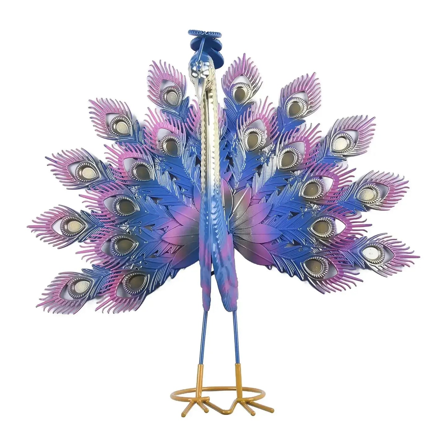 Exquisite Peacock Statue Large Metal Animal Sculpture Crafts Ornaments