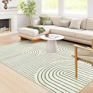 Abstract 8x10 Area Rugs for Living Room and Bedroom Soft Washable Non Slip Modern Dining Room Rug