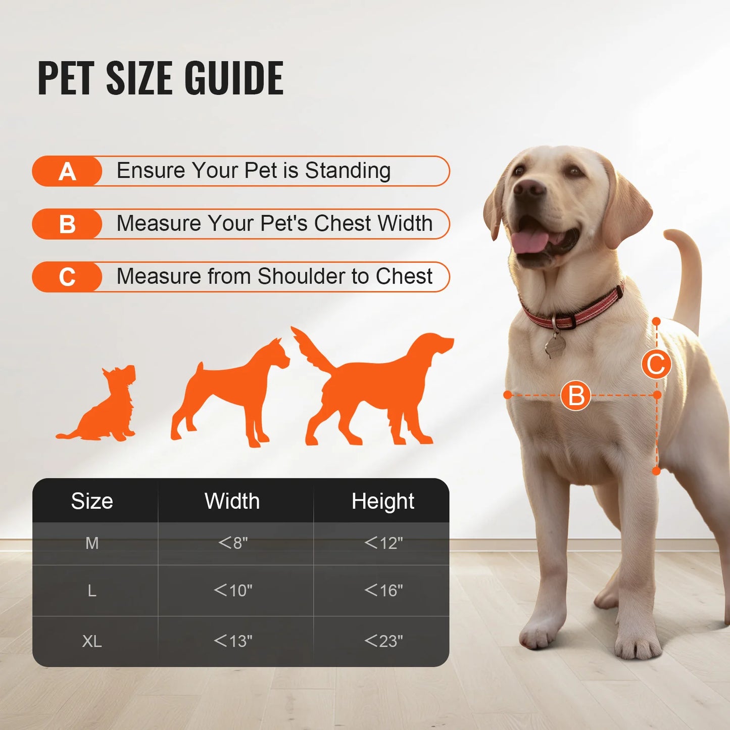 SucceBuy Adjustable Height Dog Door For Sliding Glass Doors