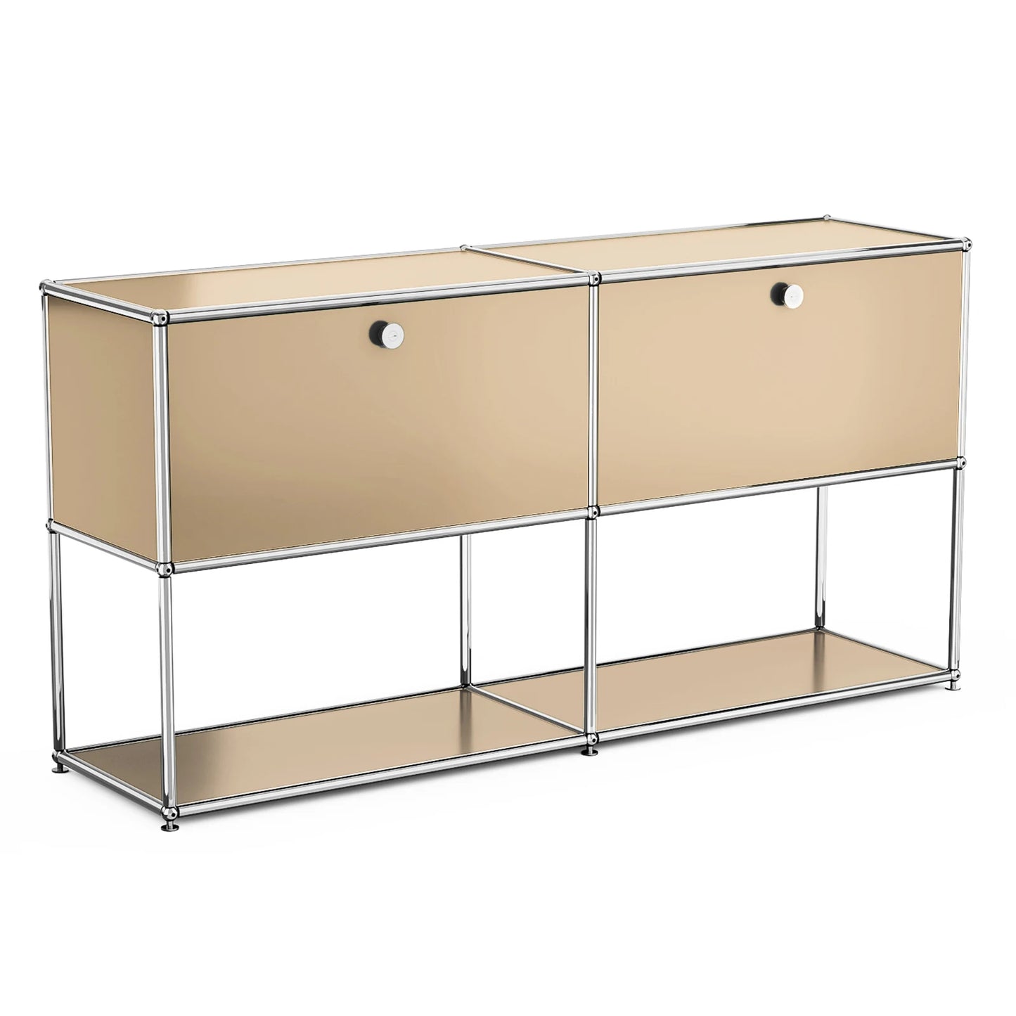 Sideboard Haller Cabinet Stainless Steel Metal Board Living Room Cabinet Storage Shelf Modular Furniture Storage Cabinet