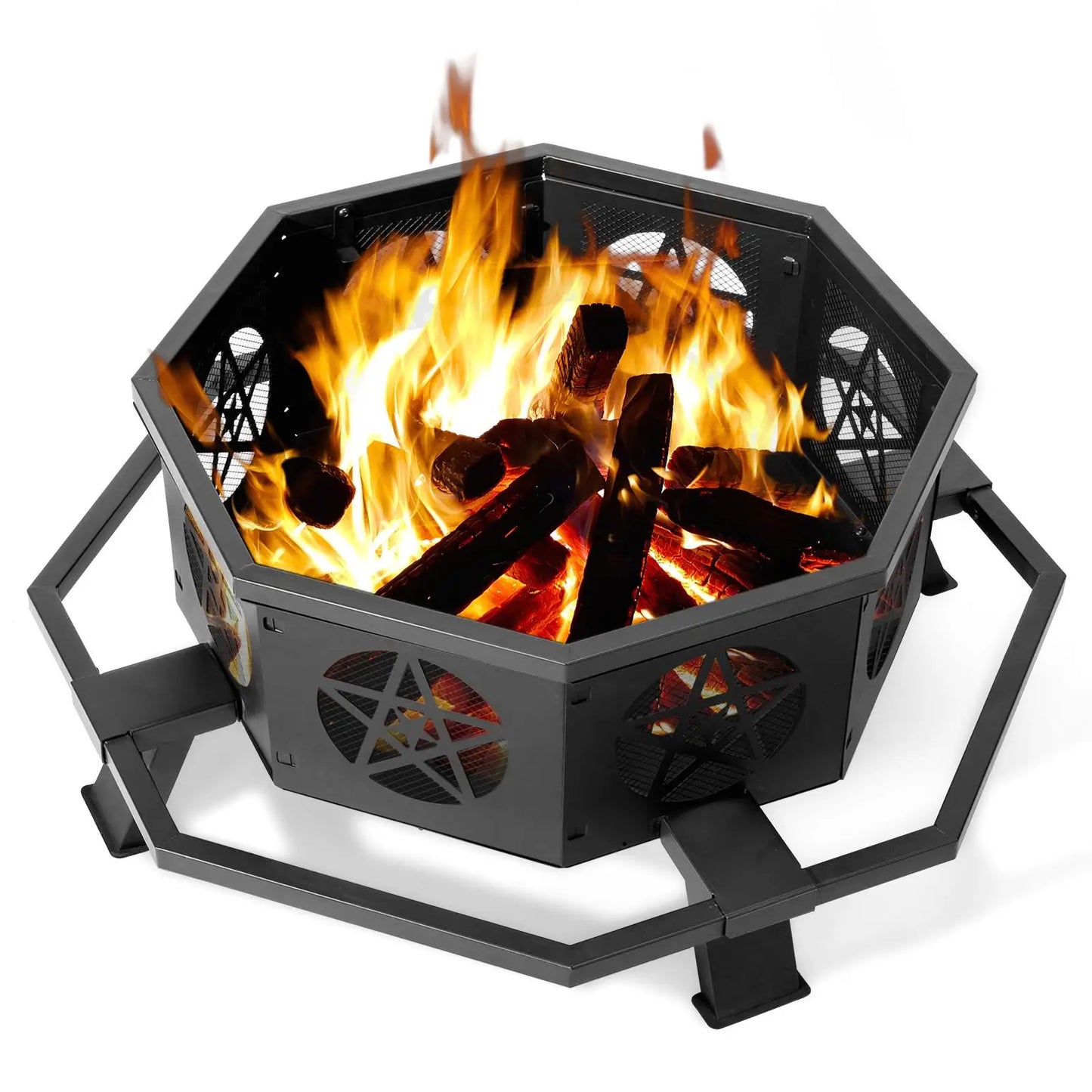 43 Inch Outdoor Fire Pit for Backyard Gatherings and Cozy Evenings