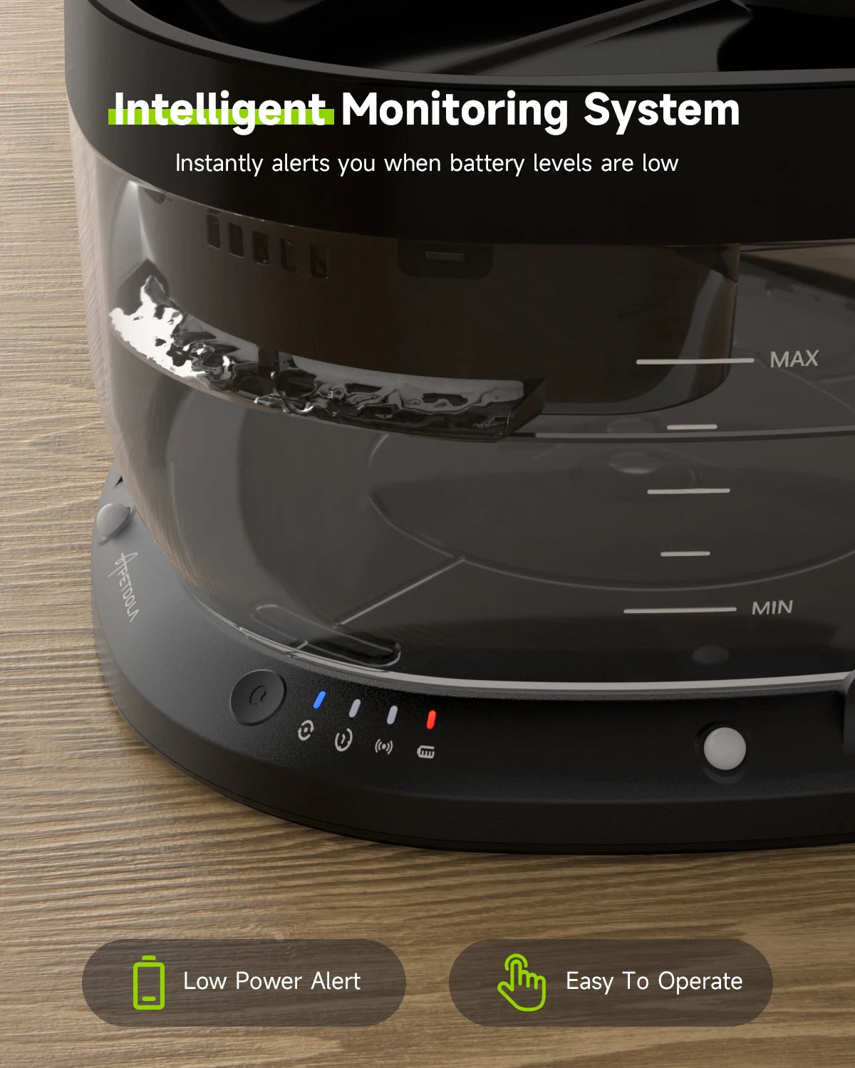 Apetdola 7L Wireless Dog Water Fountain Auto Sensor Drinking Fountain for Dogs and Cats