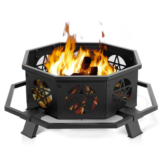 43 Inch Outdoor Fire Pit for Backyard Gatherings and Cozy Evenings