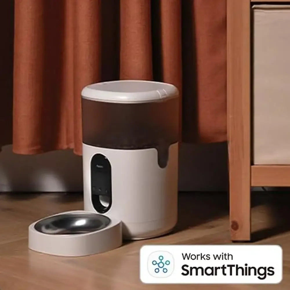 Smart Pet Feeder C1 Automatic Cat Dog Food Dispenser APP Control Feeding Schedule Safe Materials 4L Volume