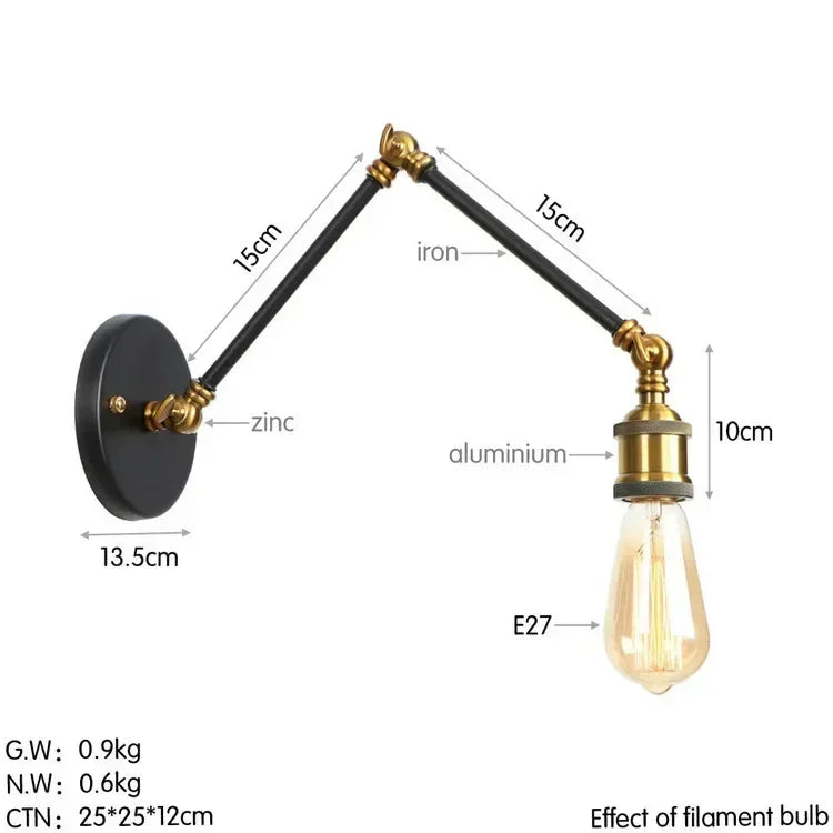 Modern Glass LED Wall Lamp Sconce Bedroom Light Fixture for Home Decor Nordic Foyer Living Room Corridor E27 Luminaire