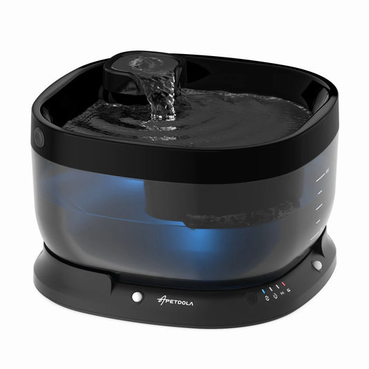 Apetdola 7L Wireless Dog Water Fountain Auto Sensor Drinking Fountain for Dogs and Cats