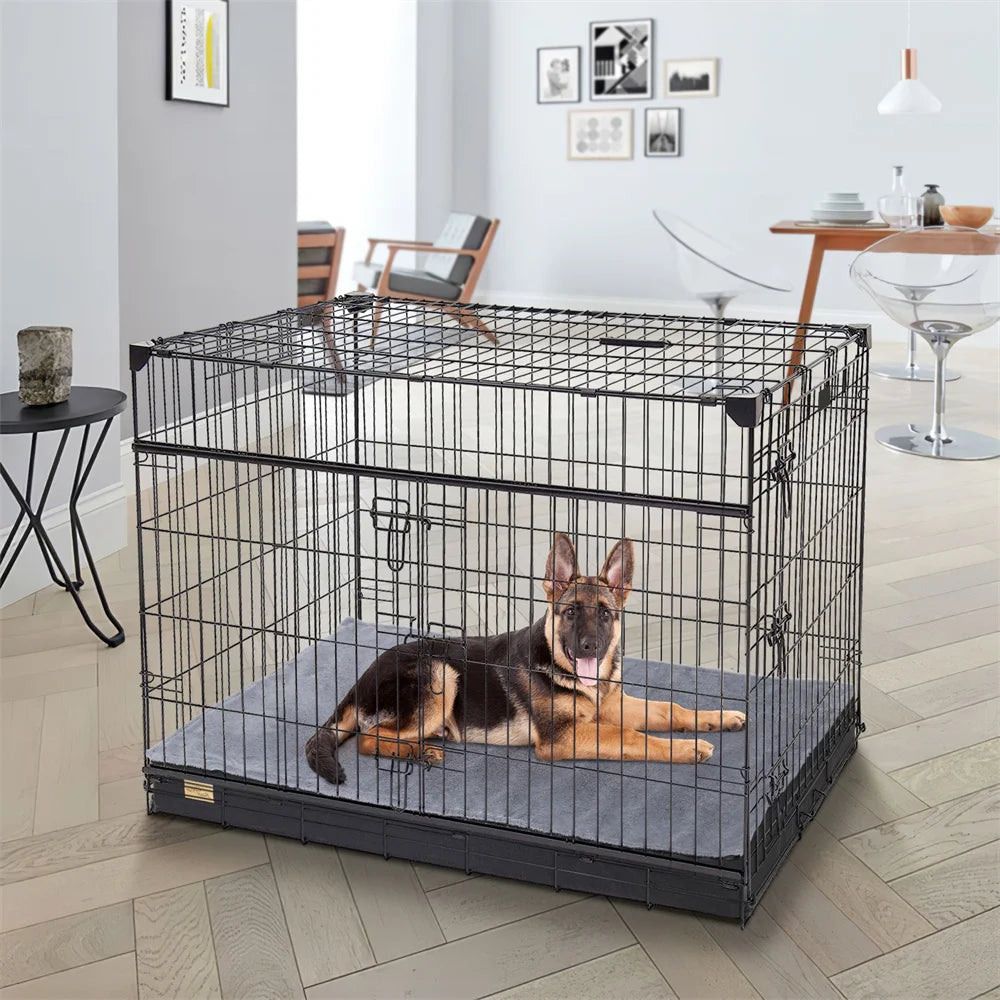 Large Orthopaedic Dog Bed Waterproof Cushion Pet Mattress 2 In 1 Removable Washable Cover Indoor Outdoor