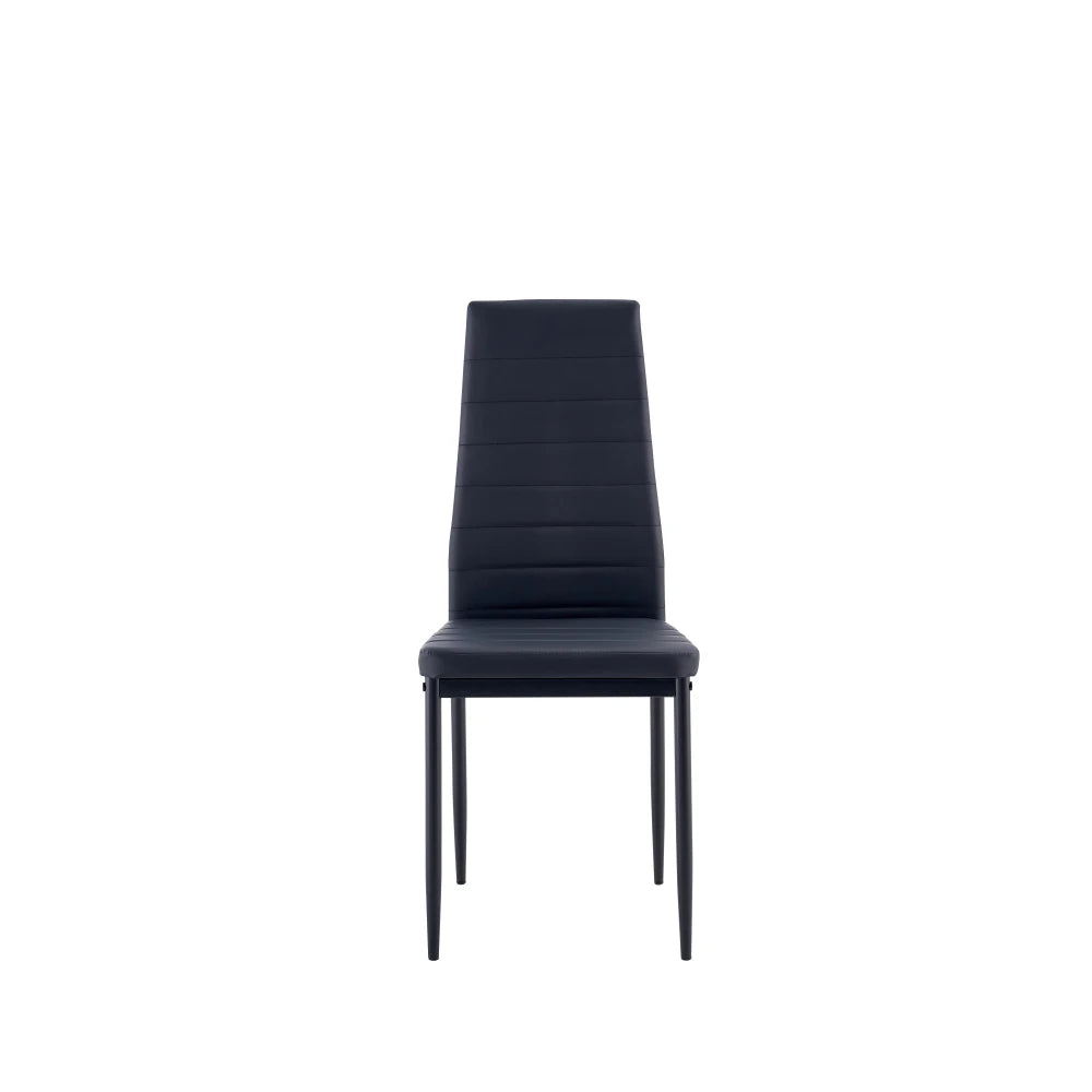 Modern Dining Chair Set for Four by Dutrieux